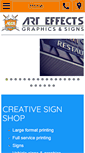 Mobile Screenshot of goarteffects.com